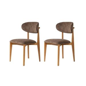 Súprava jedálenských stoličiek Lionte Brown and Dark Oak, 2 ks vyobraziť