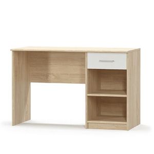 Pracovný stôl TEYO 1S, biela vyobraziť