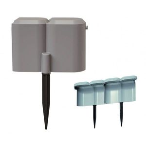 Prosperplast Záhradná palisáda Snail proti slimákom sivá vyobraziť