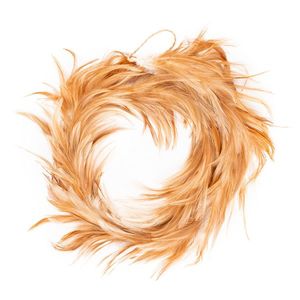 Girlanda z kohútieho peria, sv. hnedá, 95 x 10 x 3 vyobraziť