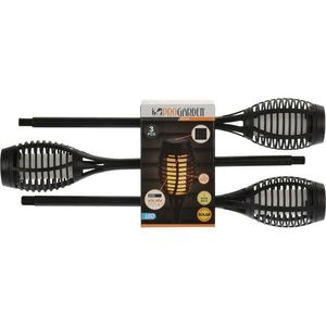 Sada solárnych LED lámp Topeka 48 cm, 3 ks, teplá biela vyobraziť