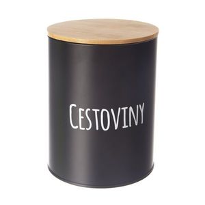 Dóza plech/bambus pr. 13 cm Cestoviny BLACK SK vyobraziť
