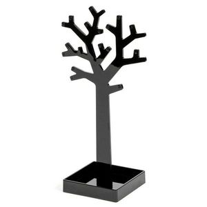 Stojan na šperky v tvare stromu Compactor - čierny plast vyobraziť