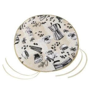 Bellatex Sedák EMA okrúhly hladký Kafíčko, 40 cm vyobraziť