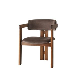 Jedálenská stolička CO Dark Brown and Walnut vyobraziť