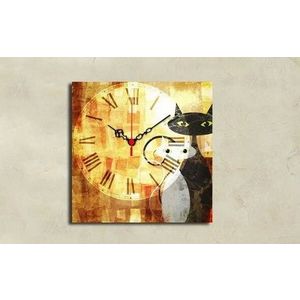 Nástenné hodiny Cats 2828CS-12, 28 x 28 cm vyobraziť