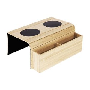 Kondela Odkladacia podložka na sedačku, prírodný bambus, VISE vyobraziť