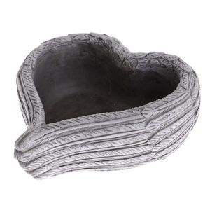 Pietna dekorácia Betónový kvetináč Srdce, 23 x 10 x 23 cm vyobraziť