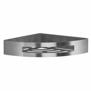 GEDY 247938 Smart rohová polica do sprchy, 21 x 4, 5 x 21 cm, nehrdz. oceľ mat vyobraziť