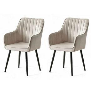 Súprava jedálenských stoličiek Nova Cream, 2 ks vyobraziť