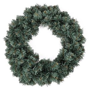 Umelý dekoračný veniec Strieborný smrek, 40 cm vyobraziť