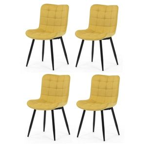 Sada jedálenských stoličiek HC-462 YEL2, 4 ks vyobraziť
