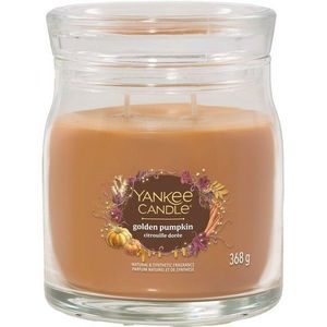 Yankee Candle Vonná sviečka stredná Signature Golden Pumpkin, 368 g, M vyobraziť