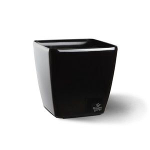Flower Lover Obal na kvetináč Quadrato Easy čierna, 24 cm vyobraziť