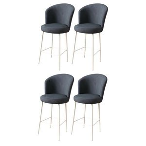 Súprava barových stoličiek Fora Anthracite and White, 4 ks, 4 ks vyobraziť