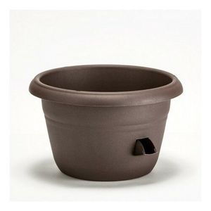 Samozavlažovacia žardina Siesta, hnedá, Plastia, pr. 35 cm vyobraziť