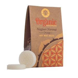 Organický tající vosk v mincích Flower of Life, Nagpuri Narangi - Orange vyobraziť