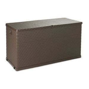 Rattan záhradný úložný box hnedá vyobraziť