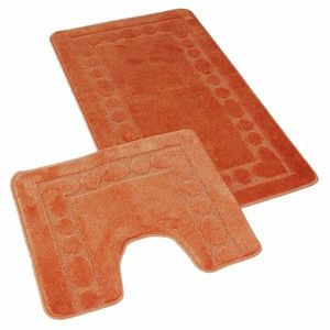 Kvalitex Súprava kúpeľňových predložiek Rám terra, 60 x 100 cm, 60 x 50 cm vyobraziť