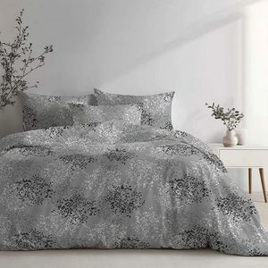Stanex Krepové obliečky Vetvičky sivá, 140 x 220 cm, 70 x 90 cm vyobraziť