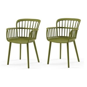 Súprava jedálenských stoličiek Eva Khaki, 2 ks vyobraziť