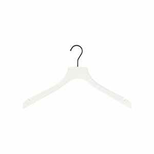 Compactor Vešiak Compactor Lotus Classic z prírodného dreva, so zárezmi, šírka 44 cm, biele vyobraziť