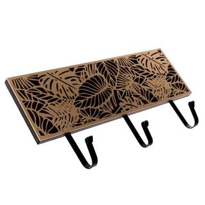 Drevený vešiak na kľúče, 18 x 5 x 35 cm vyobraziť