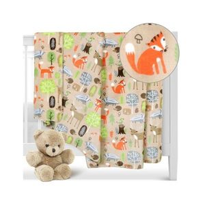 Bellatex Detská prikrývka Ella Zvieratká v lese, 100 x 150 cm vyobraziť