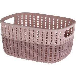 Plastový košík Duo, ružová, 23, 5 x 17, 5 x 11, 5 cm vyobraziť