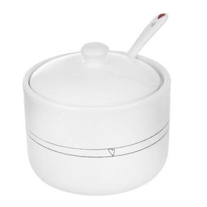 Orion Cukornička ker.+lyžička SRDIEČKA pr. 9, 5 cm vyobraziť