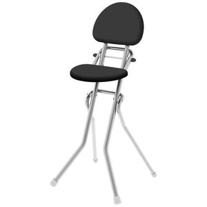 Stolička na žehlenie Amigo, čierna vyobraziť