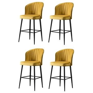 Súprava barových stoličiek Rubi Yellow, 4 ks, 4 ks vyobraziť