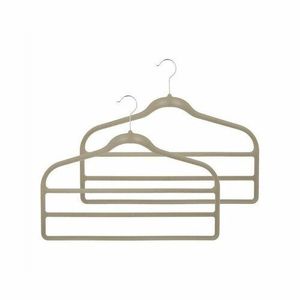 Compactor Sada 2 ks vešiakov na nohavice Compactor Velvet, potiahnuté zamatom, protišmykové, 45 x 37 cm vyobraziť