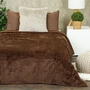 Matex Prehoz na posteľ Montana hnedá, 170 x 210 cm vyobraziť