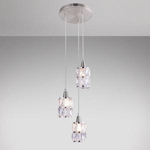 Závesná lampa 15760-3 chróm, krištáľ LW3 vyobraziť