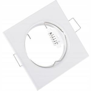 Pevné podhľadové svietidlo Pavo štvorcové biele vyobraziť