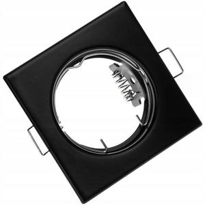 Pevné podhľadové svietidlo Pavo štvorcové čierne vyobraziť