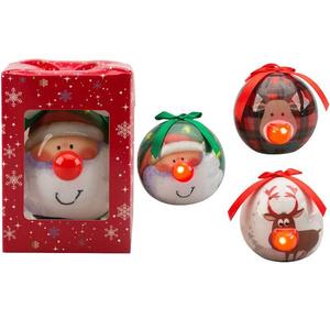 Vianočná ozdoba led 8cm mix 39844 vyobraziť