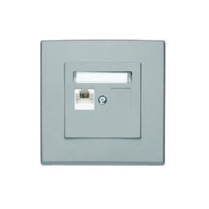 GPK-1L Počítačová zásuvka RJ45 jednoduchá popolavá vyobraziť