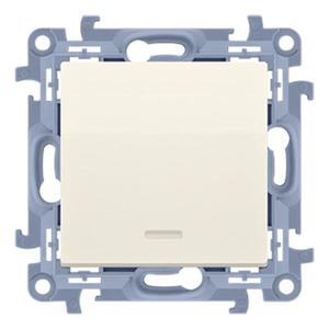 Jednopólový vypínač s podsvietením LED CW1L.01/41 vyobraziť