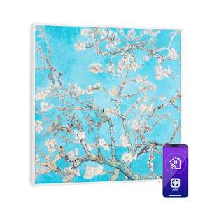 Klarstein Wonderwall Air Art Smart, infračervený ohrievač, 60 x 60 cm, 350 W, aplikácia, mandľový kvet vyobraziť