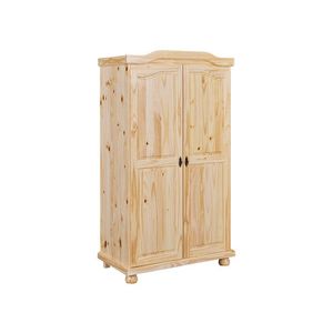 Inter Link Rustikálna šatníková skriňa (2 dvere, prírodná) vyobraziť