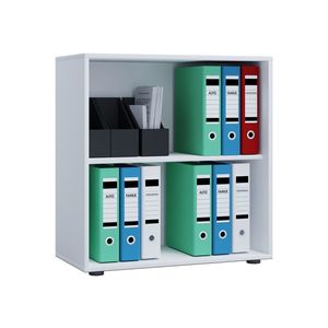 VCM Kancelársky regál Lona (bez dverí, biela, L) vyobraziť