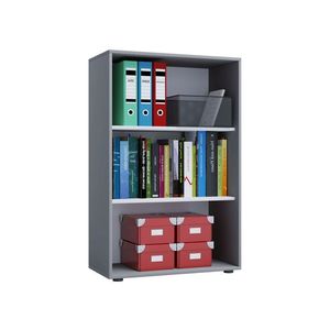 VCM Kancelársky regál Lona (bez dverí, sivá, XL) vyobraziť