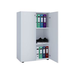 VCM Kancelárska skriňa Lona (krídlové dvere, biela, XL) vyobraziť