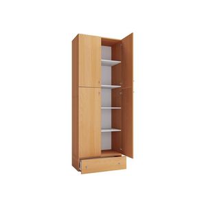 VCM Kancelárska skriňa Lona (krídlové dvere, so zásuvkou, buk, XXL) vyobraziť