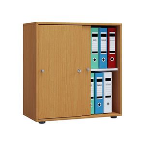 VCM Kancelárska skriňa Lona (posuvné dvere, buk, L) vyobraziť