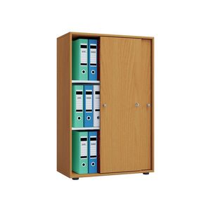 VCM Kancelárska skriňa Lona (posuvné dvere, buk, XL) vyobraziť