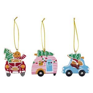 LIVARNO home Vianočné ozdoby, 3 kusy (auto/príves) vyobraziť