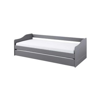 Inter Link Výsuvná detská posteľ Leonie (sivá, 90 x 200 cm) vyobraziť